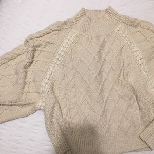 Cable Knit Free People Sweater